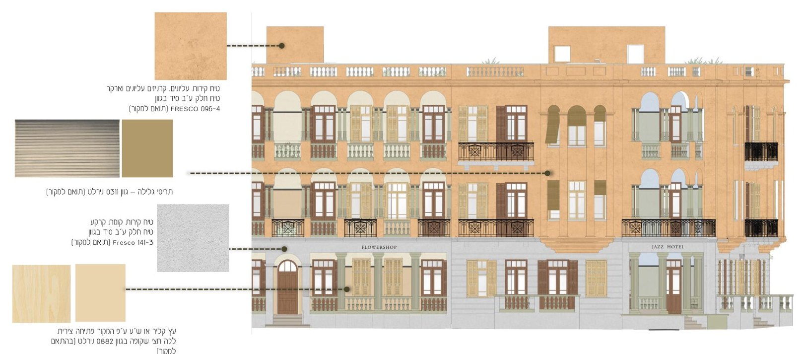 Commerce à Beit HaAmudim (la Maison des Colonnes), Nachalat Binyamin, Tel Aviv : 40 m² avec parking, immeuble strictement classé - נחלת בנימין, תל אביב - photo 3
